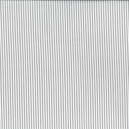 Berkshire Yarn Dyed Cotton Stripe Fabric, 3mm | Grey