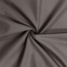 Luxury Organic Cotton Voile Fabric | Dark Grey