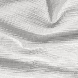 Organic Double Gauze Fabric | White