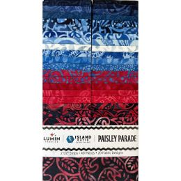 Island Batik Fabric Strip Pack | Paisley Parade