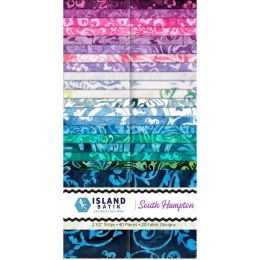 Island Batik Fabric Strip Pack | South Hampton