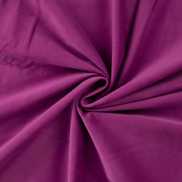 Cotton Velvet With Comfort Give | Purple