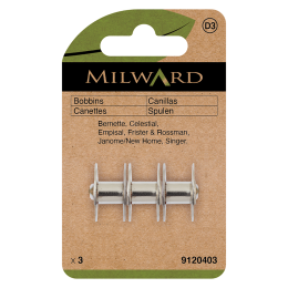 Machine Bobbins | Metal - 15K Universal | Milward Green