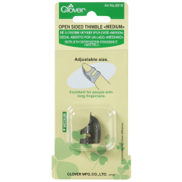Adjustable Open Sided Metal Thimble - Medium | Clover