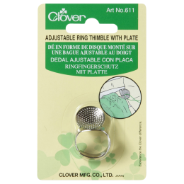 Adjustable Ring With Plate Thimble | Clover