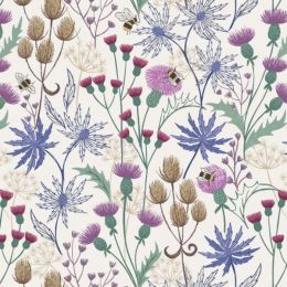 A Celtic Summer Lewis & Irene Fabric | Celtic Floral Cream