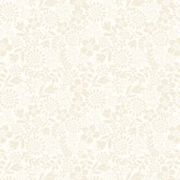 Tiny Tonals Lewis & Irene Fabric | Flower Garden Cream On Cream