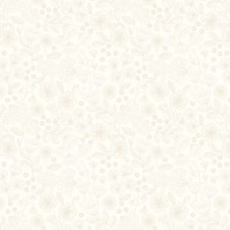Tiny Tonals Lewis & Irene Fabric | Floral Garden Cream On Cream