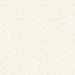 Tiny Tonals Lewis & Irene Fabric | Butterfly Floral Cream On Cream