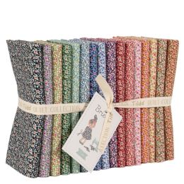 Tilda Basics Brie Fabric | Fat Quarter Bundle - All Shades