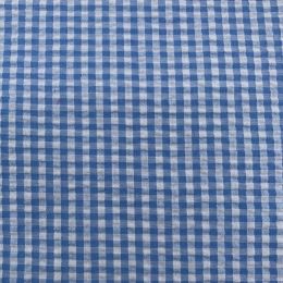 Classic Seersucker Fabric | Blue