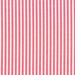 Berkshire Linen Blend Yarn Dyed Stripe Fabric, 5mm | Red