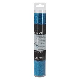 OESD Luxe Sparkle Vinyl Fabric, 8" x 20" | Blue