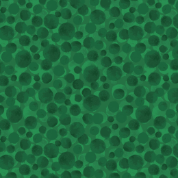 Bumbleberries Flannel Fabric | Christmas Green