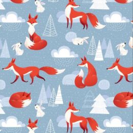 American Touch Flannel | Fox Ice Blue
