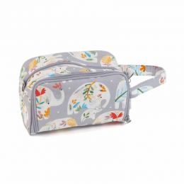 Crochet Bag: with Side Pocket: Elephants