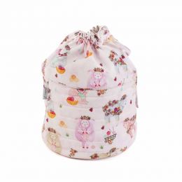 Craft Bag: Round: Drawstring: Knitty Sheep
