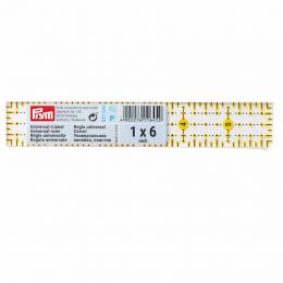 Omnigrid Universal Ruler | Inch Scale | 1 x 6 inch
