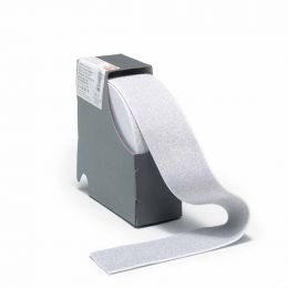 Shiny White / Silver Flat Elastic | 50mm | Prym