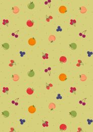 Small things Sweet Fabric | Fruit Lime Green