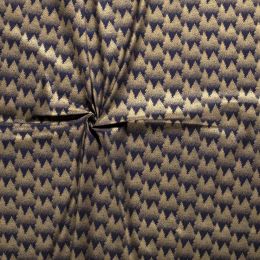 Stitch It, Christmas Metallic Fabric | Tree Dust Navy