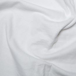 Winceyette Fabric Plain | White