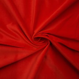 Classic Cotton Velvet Fabric | Red