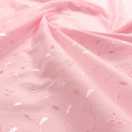 Broderie Anglaise 3 Hole Design | Pink