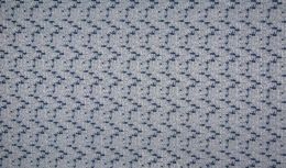 Jacquard Denim | Abstract Chevron Navy