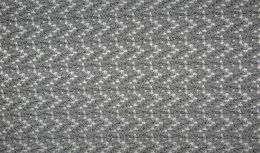 Jacquard Denim | Abstract Chevron Black
