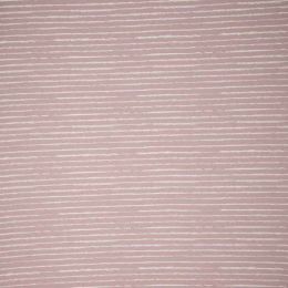 Stitch It Classic Cotton Fabric | Stripe Dusty Rose