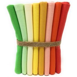Stitch It Plains Fat Quarter Pack | Summer Zest