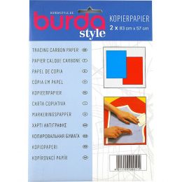 Burda Carbon Paper: 81 x 55cm - Red & Blue