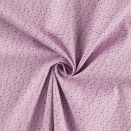 Cotton Fabric Print | Mini Dots Pink