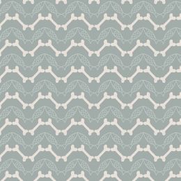 Paws & Claws Lewis & Irene Fabric | Herring Bone On Light Grey