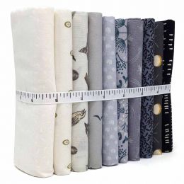 Quilting Fat Quarter Bundle | Curated 'Scraps' 10 Fat Qs! - Monochrome