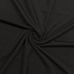 Baby Ponte Roma Double Stretch Fabric | Charcoal