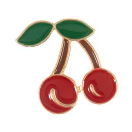 Deluxe Enamel Button | Cherries