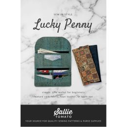 Lucky Penny Wallet Pattern by Sallie Tomato