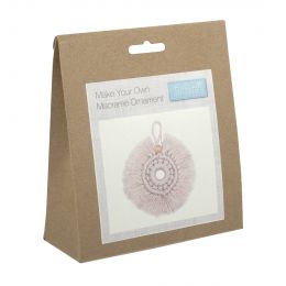 Macrame Wreath Hanging Decoration Kit - Natural