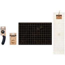 Hemline Gold Cutting & Measuring Set | A3