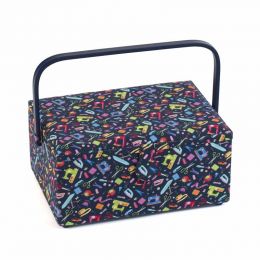 Sewing Box (L): Rectangle: Mini Sew Machines