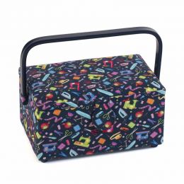 Sewing Box (M): PVC Handle: Mini Sew Machines