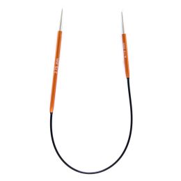 KnitPro Circular Fixed Kitting Needles - Zing - 25cm