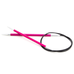 KnitPro Circular Fixed Knitting Needles - Zing - 150cm