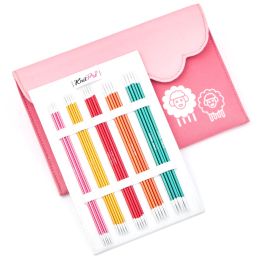 KnitPro Double Point Knitting Needles - Zing - Deluxe 15cm Set