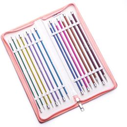 KnitPro Single Ended Deluxe Knitting Needle Set - Zing - 40cm
