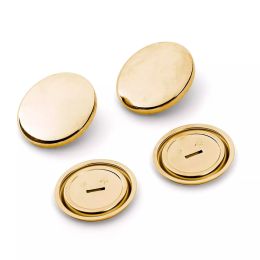 Cover Buttons Multipack without Tool | 11mm Gold - Metal | Prym
