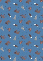 Small Things World Animals | North American Soft Blue