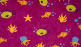 Super Soft Fleece | Fish Fuchsia